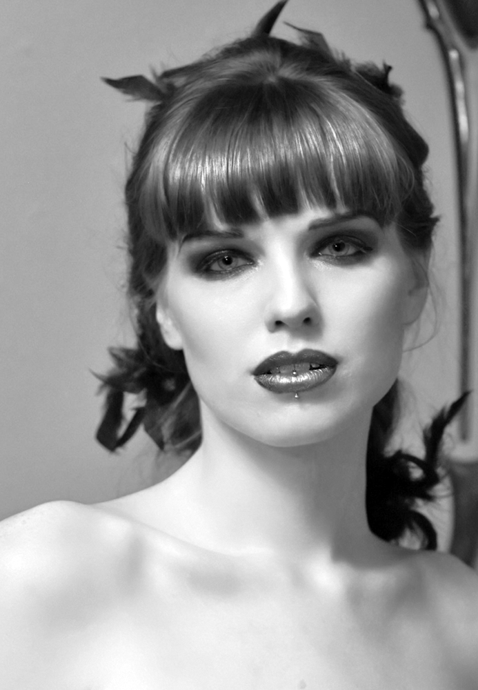 Female model photo shoot of Dawn Marie Svanoe - MUA in Euphony - The Inferno
