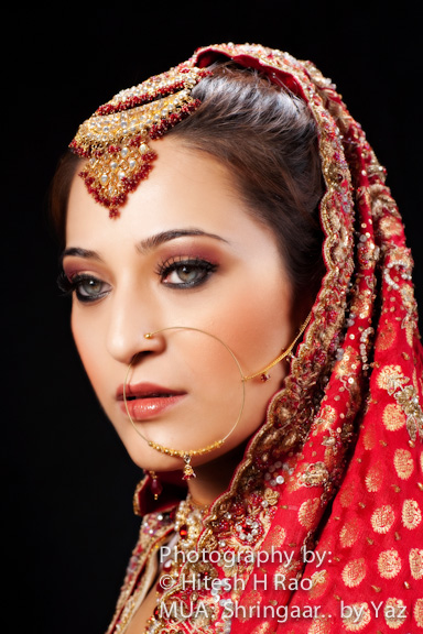Female model photo shoot of Shringaar by Yaz by Photographitz