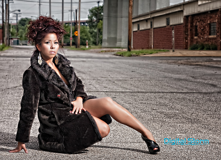 Male and Female model photo shoot of DigitalStormPhotography and H3lika in Cleveland