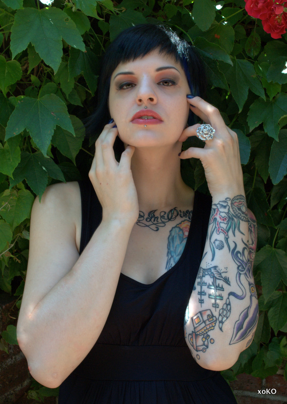 Female model photo shoot of xoko Photography and Heidi Lavon in Portland OR-Rose Gardens