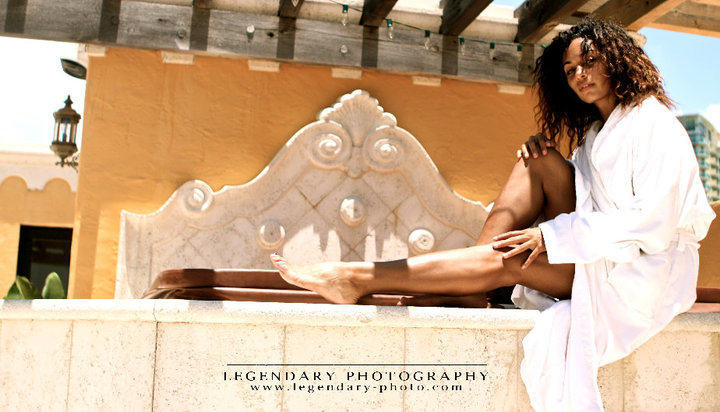 Female model photo shoot of Brittoria Phynx in Coconut Grove, FL