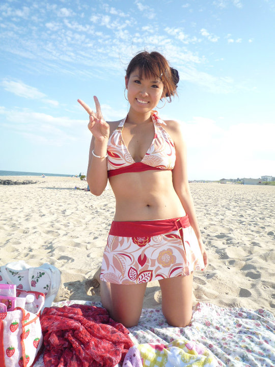 Female model photo shoot of Chiaki Kojima in Ocean Grove