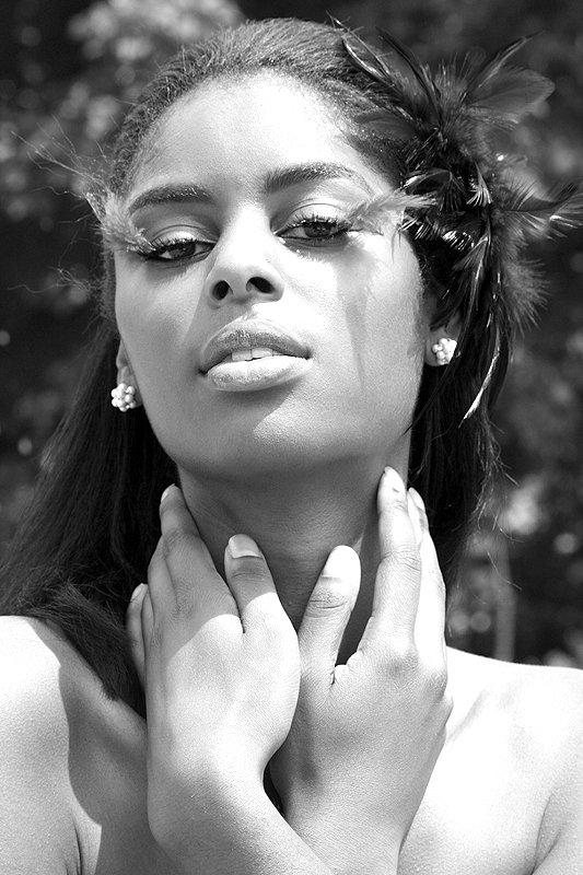Female model photo shoot of Christina Love by Girl w0nder in Southfield, MI, makeup by Bebe J Makeup