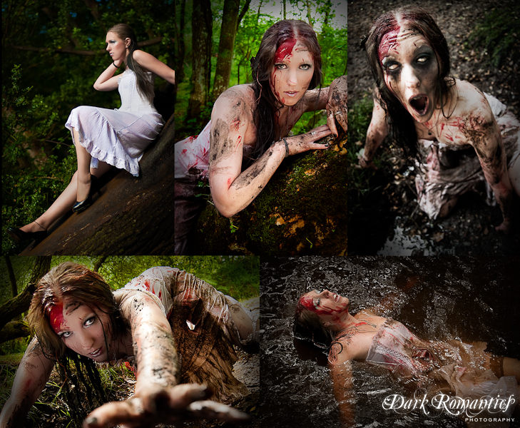 Female model photo shoot of Jessica-Kate Biggs and Raeven Irata by Dark Romantics  in New Forest