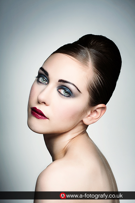 Female model photo shoot of Grace P by A-Fotografy in Edinburgh, Scotland., makeup by Judit Soltesz
