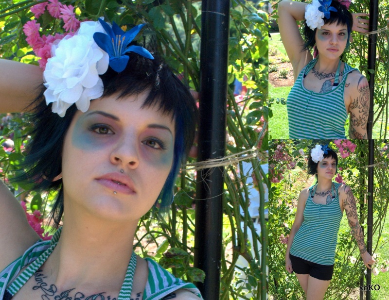 Female model photo shoot of xoko Photography and Heidi Lavon in Portland OR-Rose Gardens