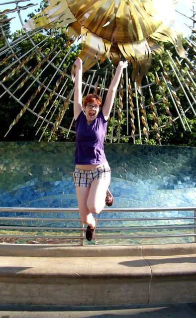 Female model photo shoot of Legs McGee in Disneyland, Anaheim, CA
