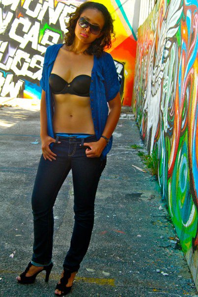 Female model photo shoot of Marisa Kelsey V in downtown miami