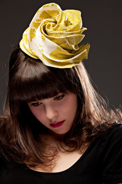 Female model photo shoot of Zzouzi Hats and Vintage by Beverly Jensen in Chicago