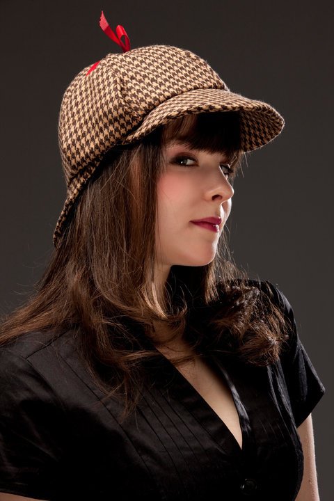 Female model photo shoot of Zzouzi Hats and Vintage by Beverly Jensen in Chicago