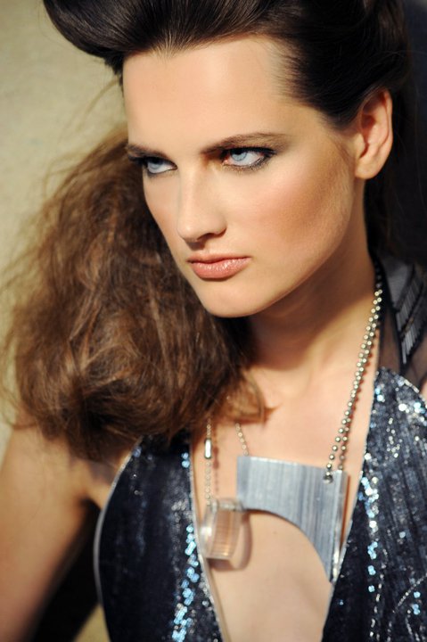 Female model photo shoot of anjela piccard in tonsorial arts studio : east village