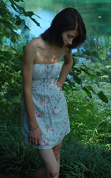 Female model photo shoot of samieworlock in spring grove cemetary