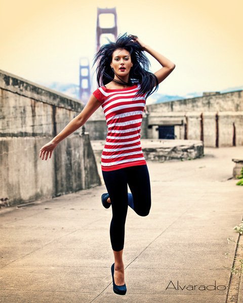 Female model photo shoot of Tonya Michellee by Robert Alvarado in San Francisco
