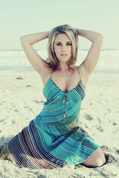 Female model photo shoot of Viktoria Kouriloff by New Age Studio in Coronado beach, makeup by lOvE CrEaTin BeUty