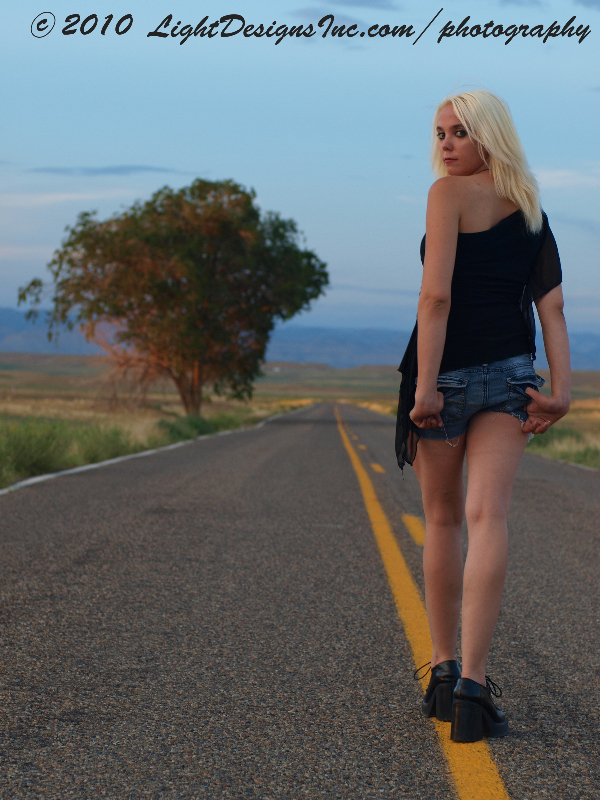 Female model photo shoot of Amber Daniells in outside of Loma