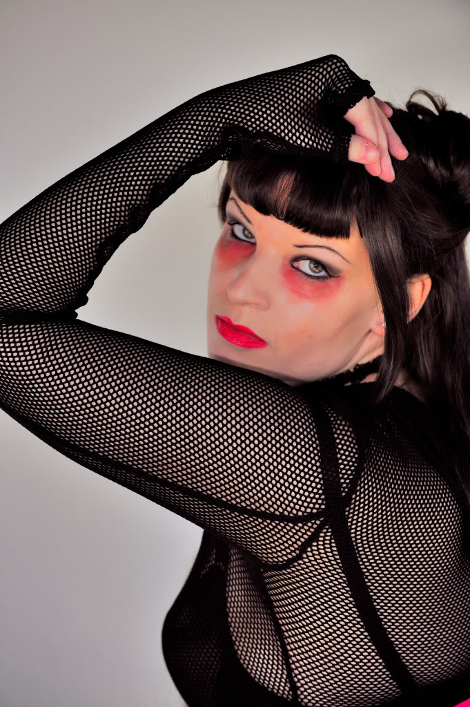 Female model photo shoot of Mistress Molotov by Blues Player Pixels in Petersburg, VA, makeup by Blue Rose Artistry