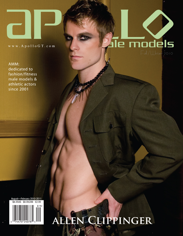 Male model photo shoot of Apollo Male Models Mag and Allen Clippinger in Spring/Summer issue 2010-2011 Miami