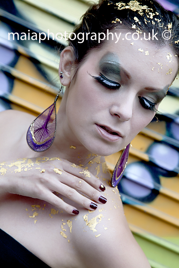 Female model photo shoot of maiaphotography and Monika_M in Manchester, makeup by Sarah Louise Parkes MUA