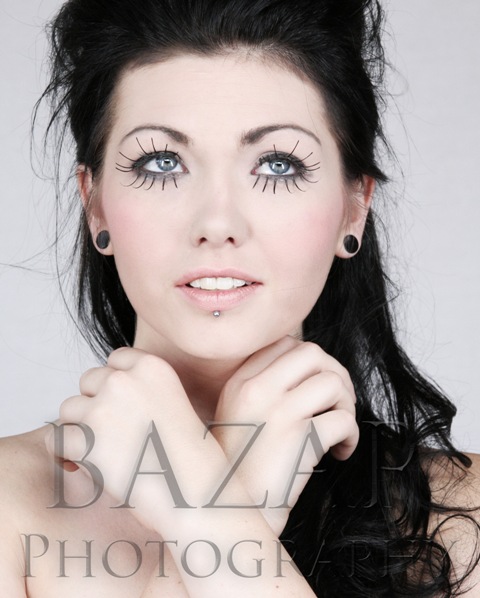 Female model photo shoot of Bazar Photography in Studio