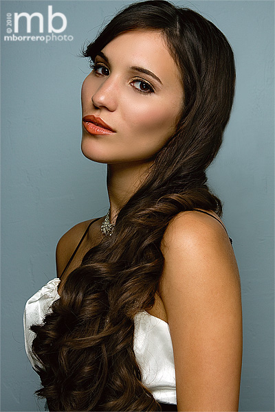 Female model photo shoot of Ely M by mborrero photo in Studio, hair styled by Ashley Romano INC, makeup by Ashley-Nichole MUA