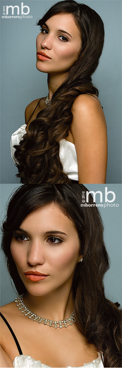 Female model photo shoot of Ely M by mborrero photo in Studio, hair styled by Ashley Romano INC, makeup by Ashley-Nichole MUA