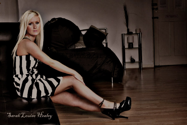 Female model photo shoot of Sarah_Louise_01 in Westgate Studio