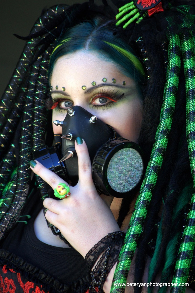 Female model photo shoot of Ruby Neurosis by cosmic photography, makeup by Veeutiful Makeup