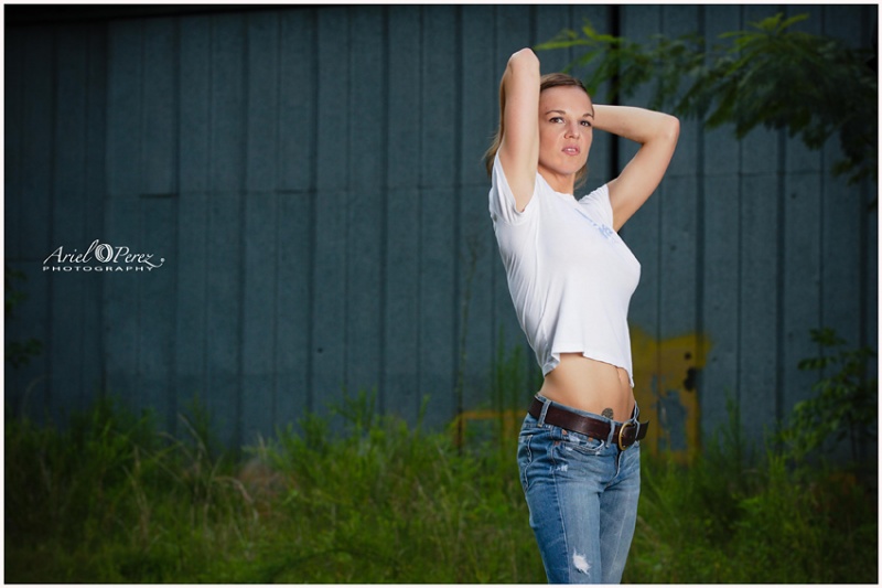 Female model photo shoot of Elle_80 by ArielFoto in Winston Salem, NC