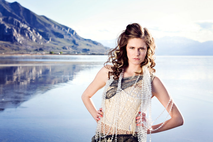 Female model photo shoot of Kylie DeMann by MichaelScottPhotography in Great Salt Lake