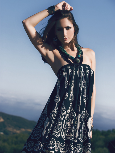 Female model photo shoot of Tanja Plecas by MichaelYatesPhotography in Malibu Canyon, wardrobe styled by Nillie De Grakovac, makeup by Desiree Foote