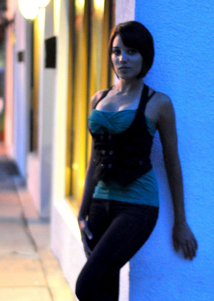 Female model photo shoot of BrazilianSam by Space Coast Hot in downtown melbourne