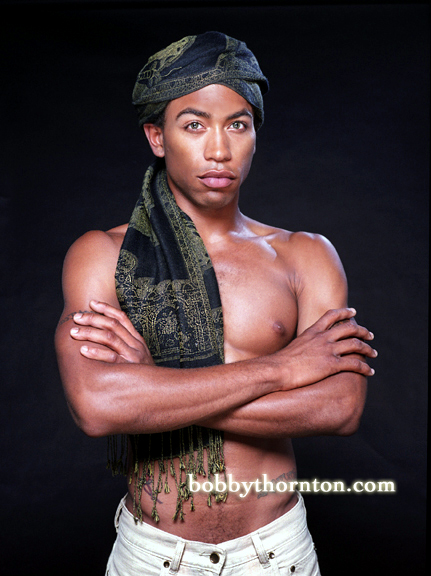Male model photo shoot of Bobby Thornton and TeaSweet by Bobby Thornton in studio