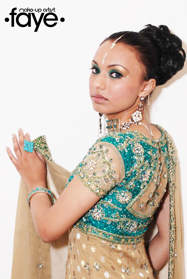 Female model photo shoot of hajra b in Davenant Centre, makeup by Faye Make up Artist