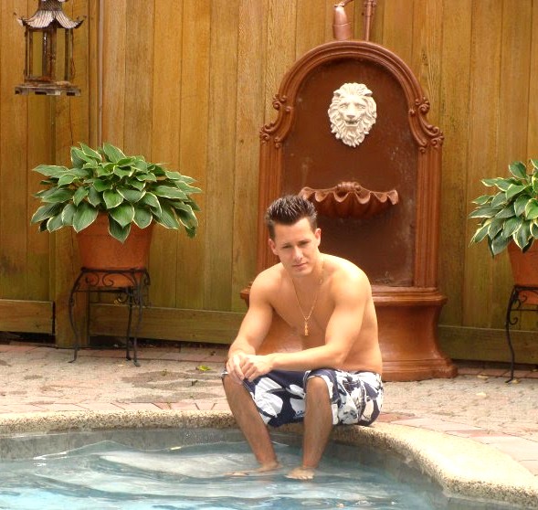Male model photo shoot of Rafael D in A friend's house summer 2010
