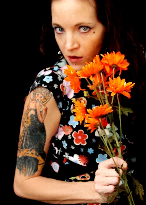 Female model photo shoot of Violet Ingram by Fa-tog-rap-hir in Keystone Studios