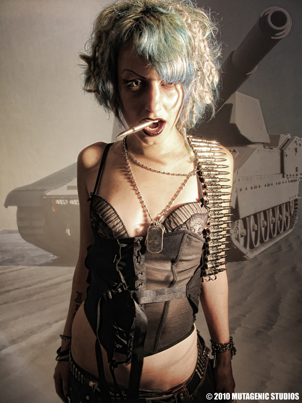 Female model photo shoot of -Jennx Medusa Pop- by Mutagenic Studios in Ottawa, ON