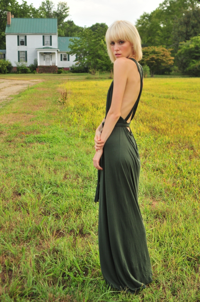 Female model photo shoot of Abbey Sowick in country side of VA