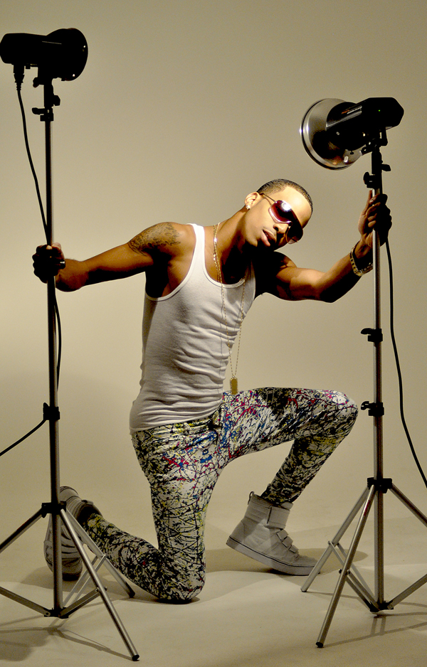 Male model photo shoot of Only1Phoenix by Derrick LeJermon in LeJermon Studio