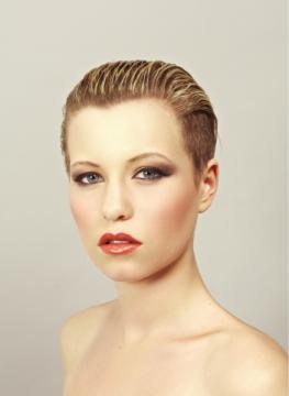 Female model photo shoot of nitika make-up 