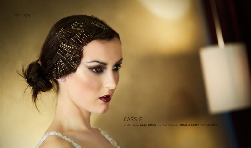 Female model photo shoot of micaela scott in The Glass House