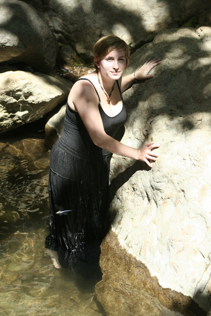 Female model photo shoot of Kestrel Briar in Malibu