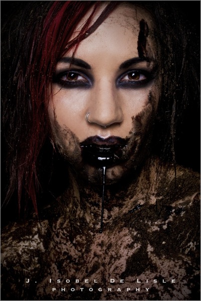 Female model photo shoot of opioid by J Isobel De Lisle in NJ, makeup by Anna DeMeo