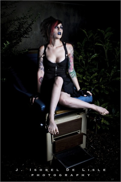 Female model photo shoot of opioid by J Isobel De Lisle in NJ, makeup by Anna DeMeo