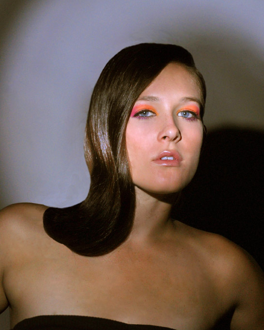 Female model photo shoot of Alexis Elan in Salon Platinum Studio, hair styled by Wacker