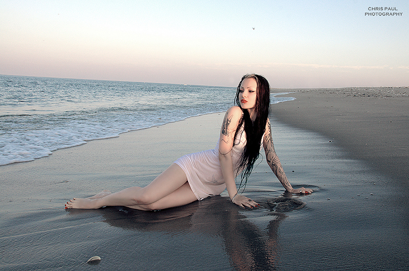 Female model photo shoot of Liama by ChrisPaul in Sandy Hook, NJ