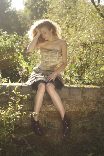 Female model photo shoot of Lisa-Ann Hillman in By an old stone mill in a Valley in Cornwall
