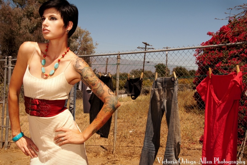 Female model photo shoot of Niki Dodge by Victoria Ortega-Allen