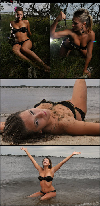 Female model photo shoot of kendra zimmer by LaoZart