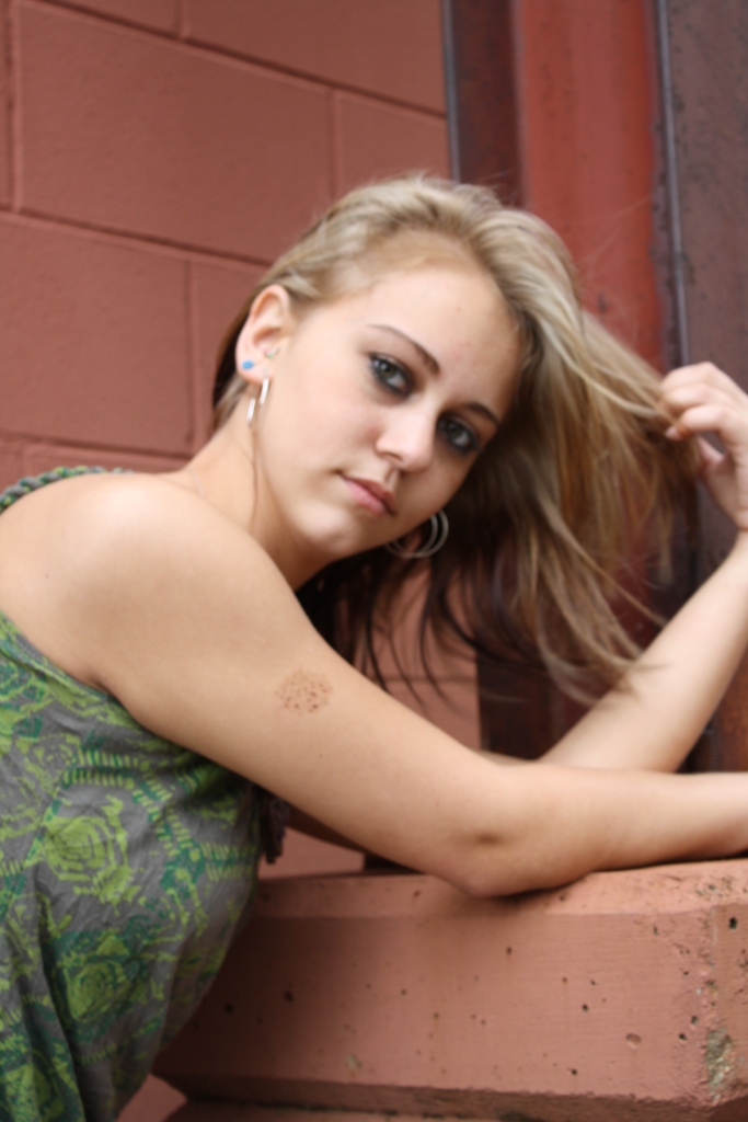 Female model photo shoot of Skylar Lorin Ellis in Down town St. Joseph, MO