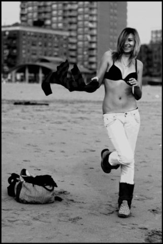 Female model photo shoot of Anya Melnik and Alona Mironenko in Bright Beach, NY